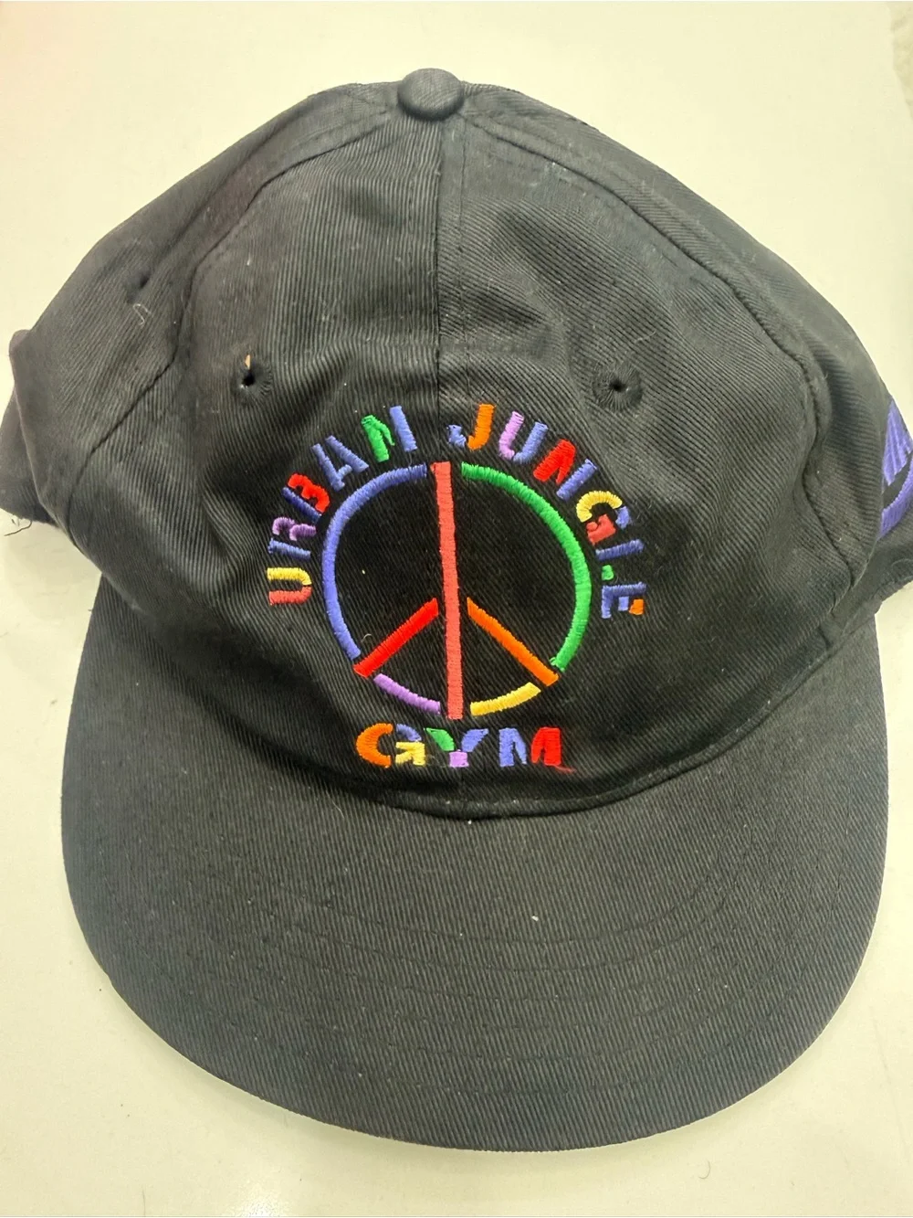 Kids Black Nike Baseball Cap (Vintage)
